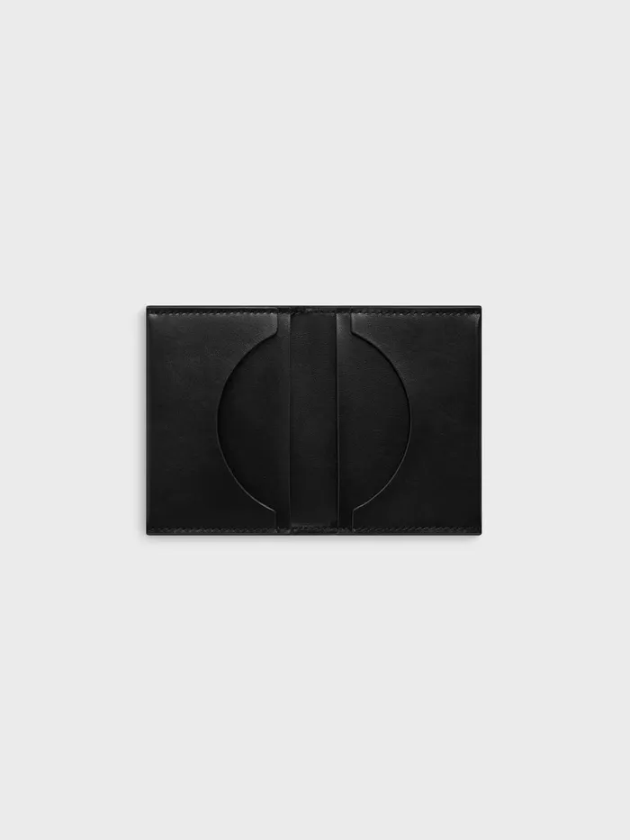 PANGAIA Plantbased Leather Card Holder Black WomenMen Wallets and Cardholders