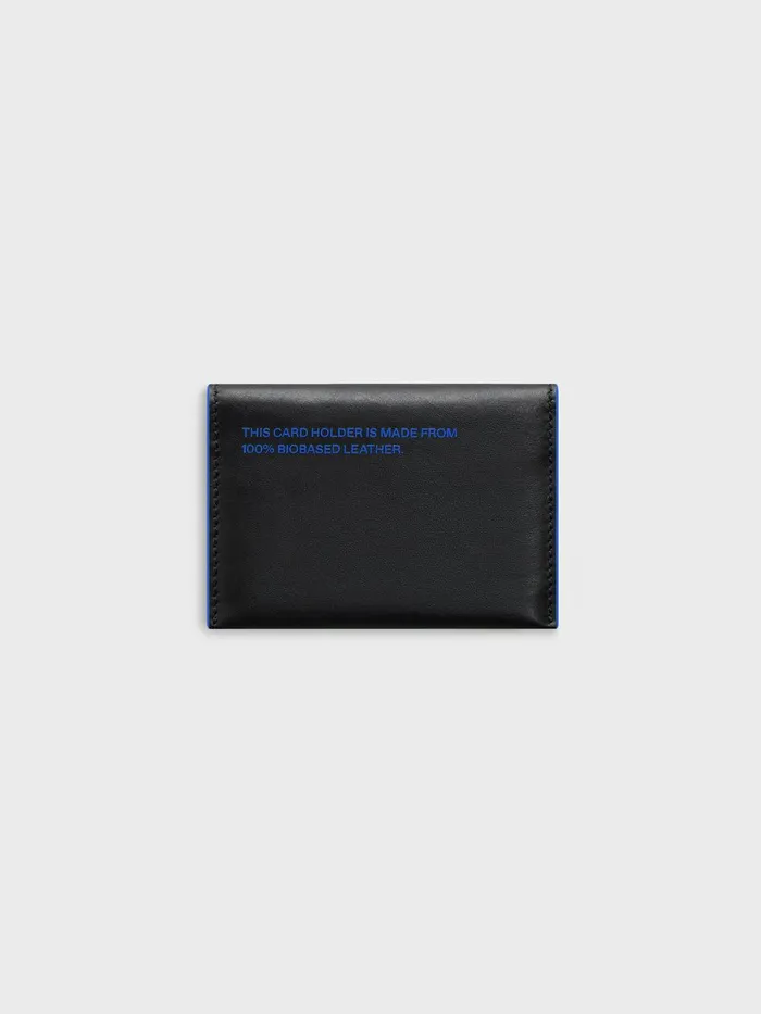 PANGAIA Plantbased Leather Card Holder Cobalt Blue WomenMen Wallets and Cardholders