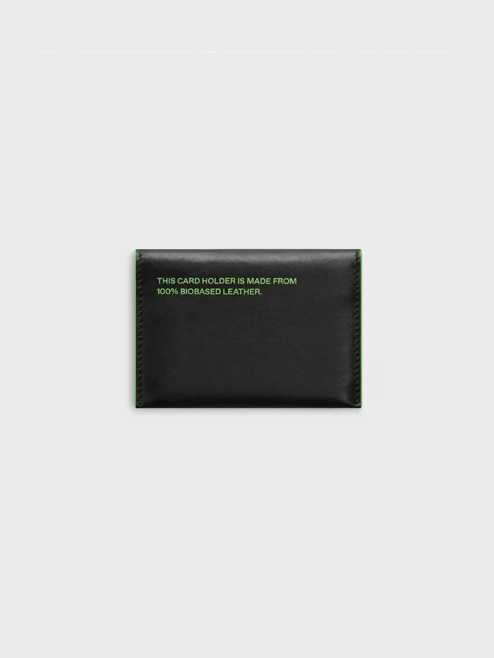 PANGAIA Plantbased Leather Card Holder Jade Green WomenMen Wallets and Cardholders