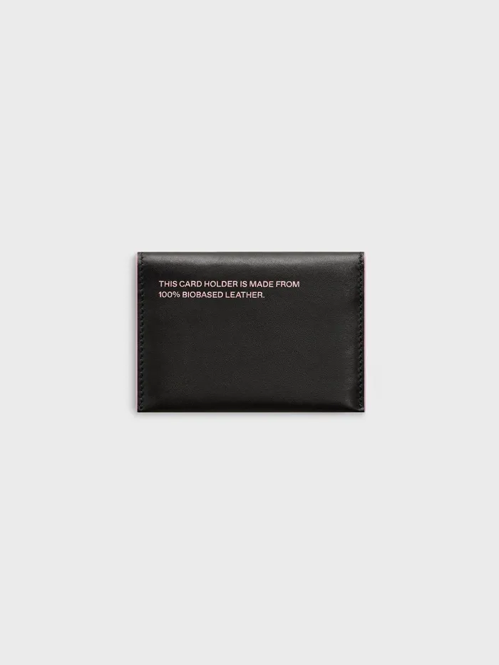 PANGAIA Plantbased Leather Card Holder Sakura Pink WomenMen Wallets and Cardholders