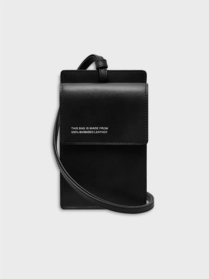 PANGAIA Plantbased Leather CrossBody Pouch Black WomenMen Wallets and Cardholders PANGAIA Plantbased Leather CrossBody Pouch Black WomenMen Wallets and Cardholders