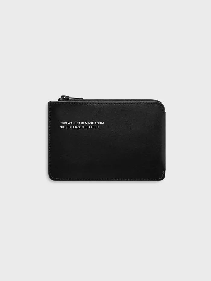 PANGAIA Plantbased Leather Wallet Black WomenMen Wallets and Cardholders