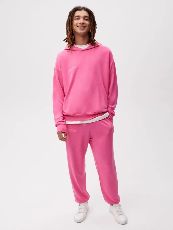 PANGAIA PLNTFIBER Hoodie Flamingo Pink Men Hoodies