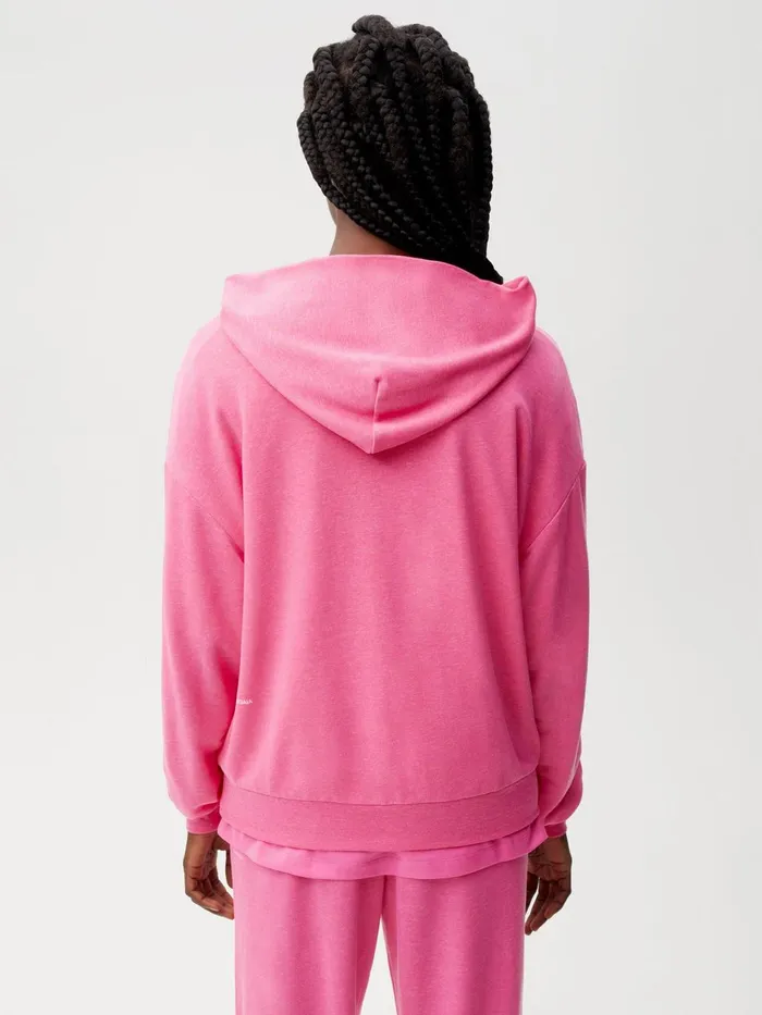 PANGAIA PLNTFIBER Hoodie Flamingo Pink Men Hoodies