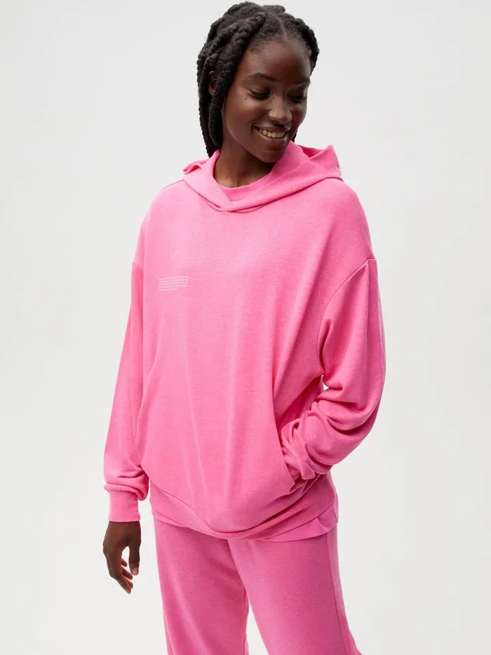 PANGAIA PLNTFIBER Hoodie Flamingo Pink Men Hoodies