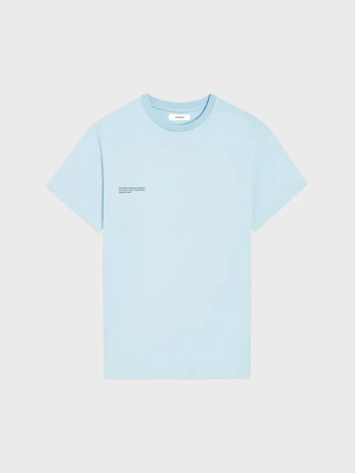 PANGAIA PPRMINT Organic Cotton Tshirt Baby Blue Men Tshirts and Tops
