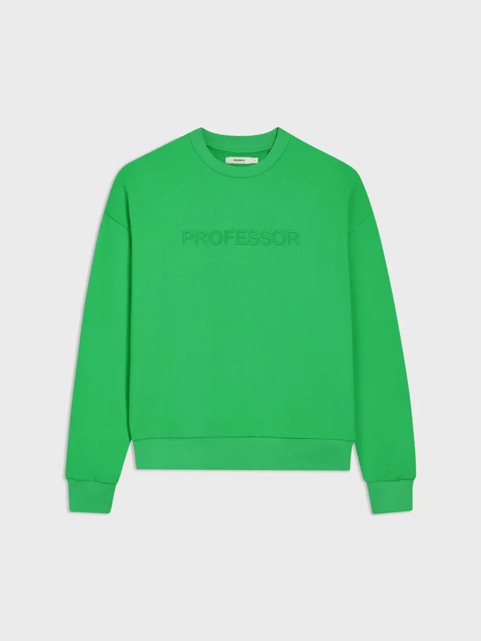 PANGAIA Professor Sweatshirt Jade Green Women Sweatshirts