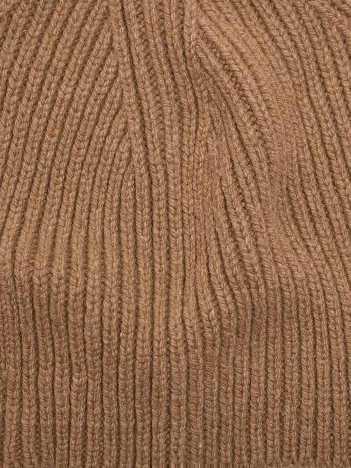 PANGAIA Recycled Cashmere Balaclava Camel Men Knitwear