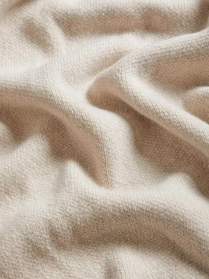 PANGAIA Recycled Cashmere Cardigan Oatmeal Men Knitwear
