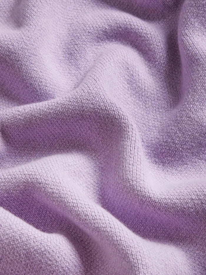 PANGAIA Recycled Cashmere Cardigan Orchid Purple Men Knitwear