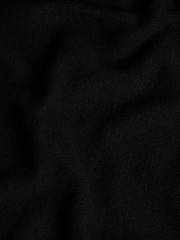 PANGAIA Recycled Cashmere Chunky Turtleneck Sweatshirt Black Men Knitwear