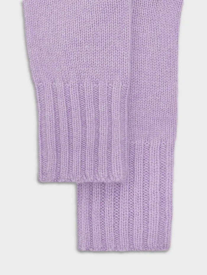 PANGAIA Recycled Cashmere Gloves Orchid Purple Men Knitwear