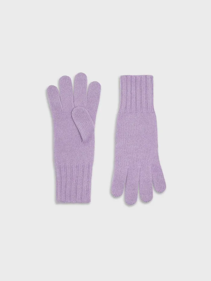 PANGAIA Recycled Cashmere Gloves Orchid Purple WomenMen Hats and Gloves