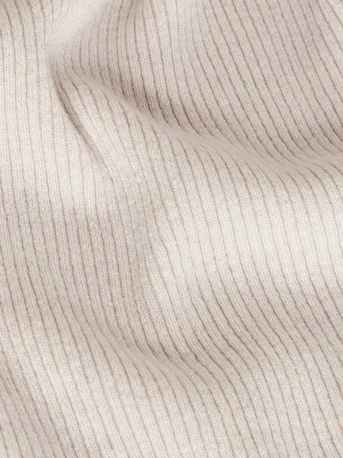 PANGAIA Recycled Cashmere Rib Track Pants Oatmeal Women Track Pants and Pants