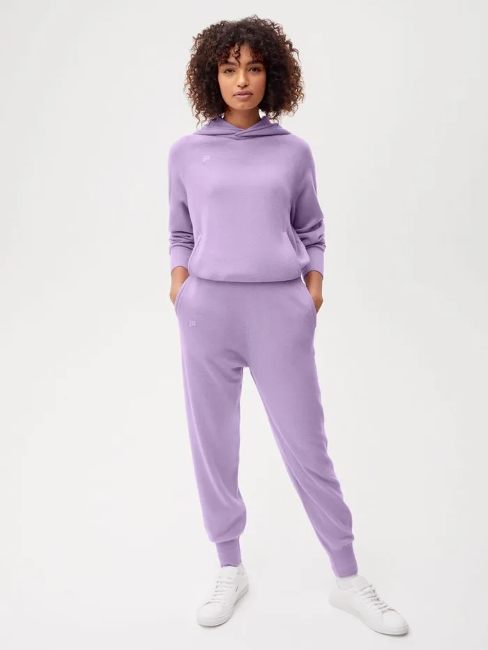 PANGAIA Recycled Cashmere Track Pants Orchid Purple Men Track Pants and Pants