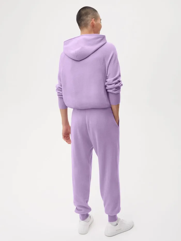 PANGAIA Recycled Cashmere Track Pants Orchid Purple Men Track Pants and Pants