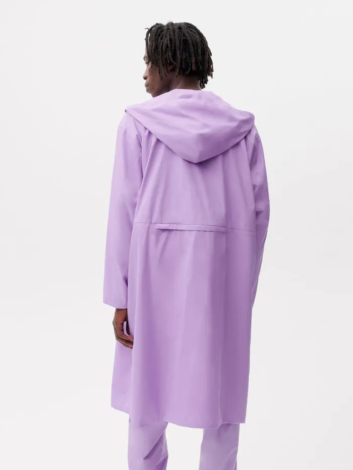 PANGAIA Recycled Nylon Windbreaker Jacket Orchid Purple Men Jackets and Outerwear