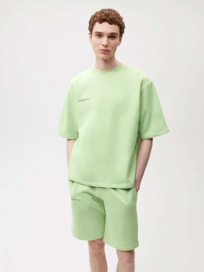 PANGAIA Relaxed Fit TShirt Pistachio Women Tshirts and Tops