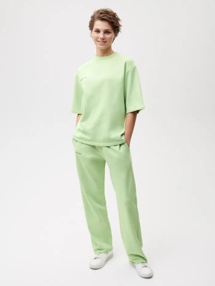 PANGAIA Relaxed Fit TShirt Pistachio Women Tshirts and Tops