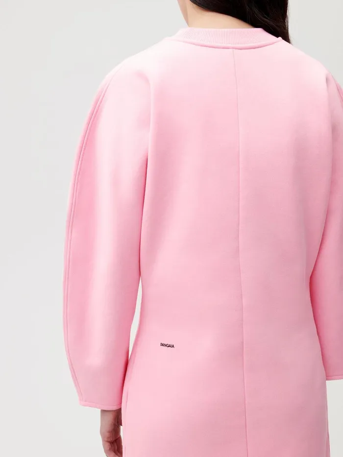 PANGAIA Sweatshirt Dress Sakura Pink Women Dresses and Jumpsuits