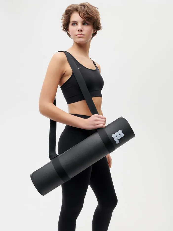 PANGAIA Yoga Mat Black Women Activewear