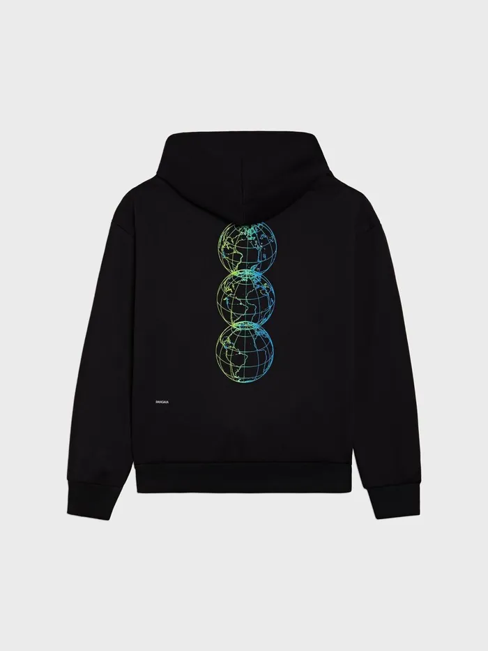 PANGAIA You Mean The World To Us Hoodie Black Men Hoodies