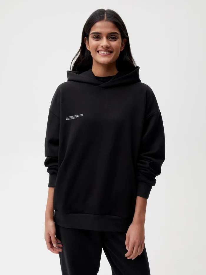 PANGAIA You Mean The World To Us Hoodie Black Men Hoodies