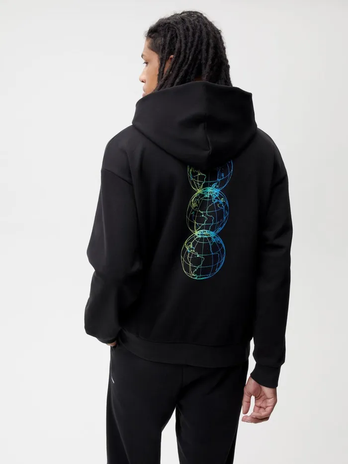 PANGAIA You Mean The World To Us Hoodie Black Men Hoodies