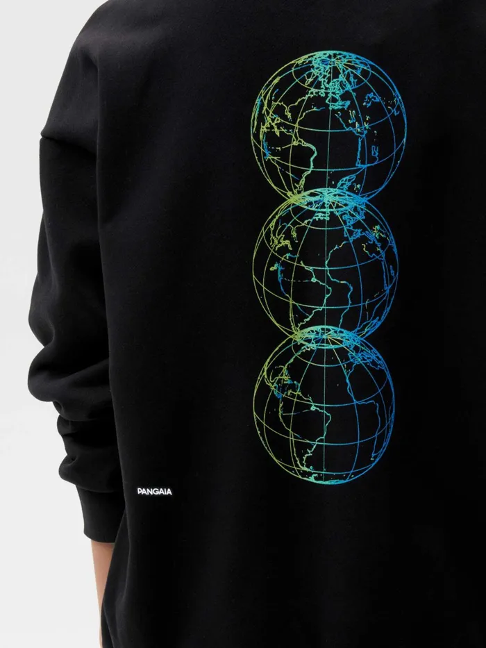 PANGAIA You Mean The World To Us Hoodie Black Men Hoodies