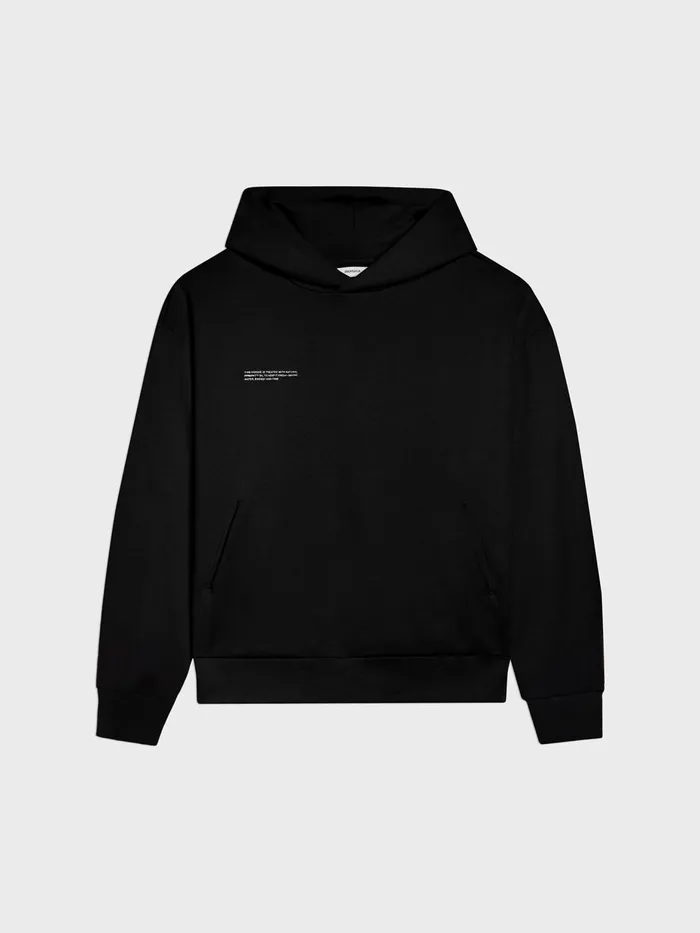 PANGAIA You Mean The World To Us Hoodie Black Men Hoodies