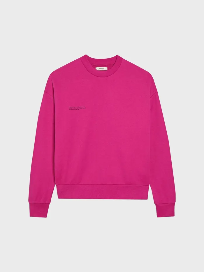 PANGAIA You Mean The World To Us Sweatshirt Foxglove Pink Men Sweatshirts