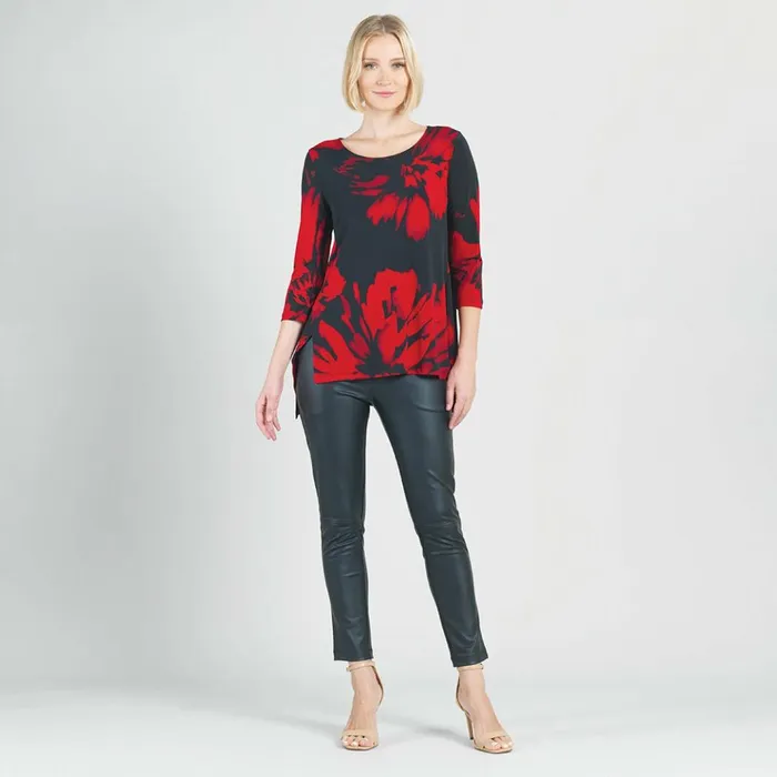 Parachute Hem Tunic 8211 Hibiscus Petal 8211 Final Sale Women Clara Sunwoo Tops Tunics
