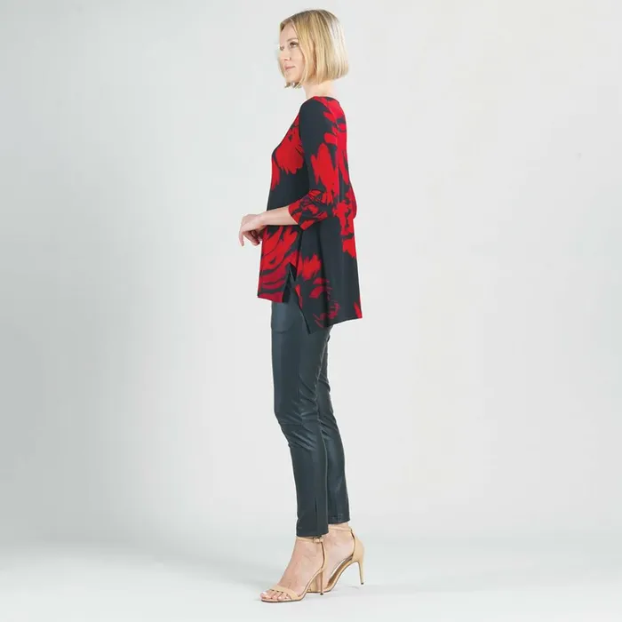 Parachute Hem Tunic 8211 Hibiscus Petal 8211 Final Sale Women Clara Sunwoo Tops Tunics