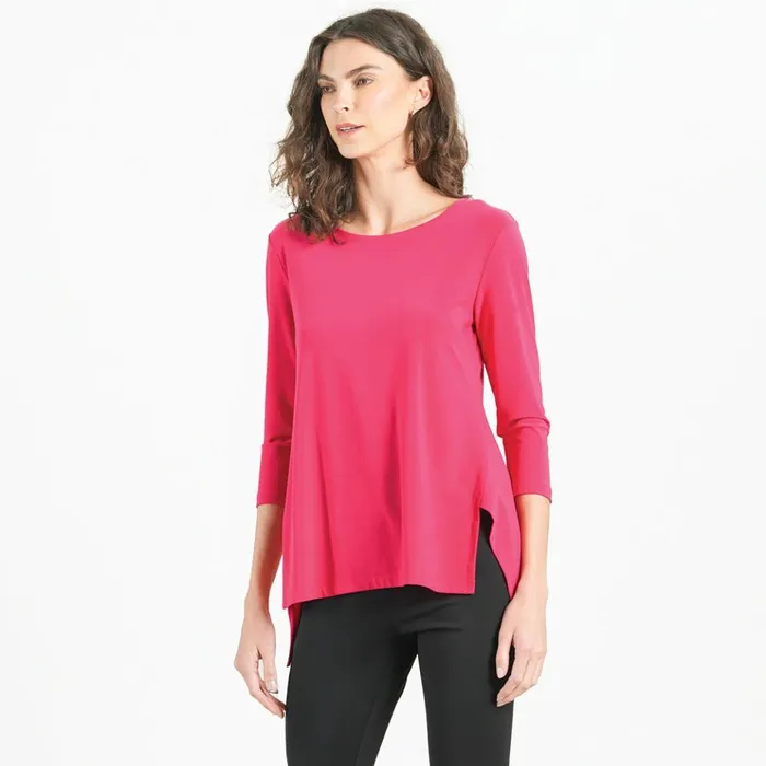 Parachute Hem Tunic 8211 Hot Pink 8211 Final Sale Women Clara Sunwoo Tops Tunics