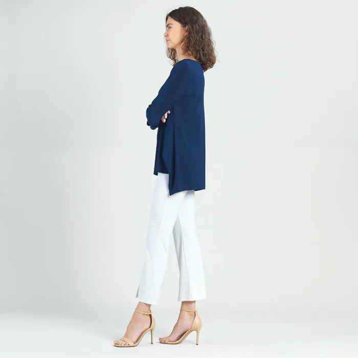 Parachute Hem Tunic 8211 Navy 8211 Final Sale Women Clara Sunwoo Modern Basics