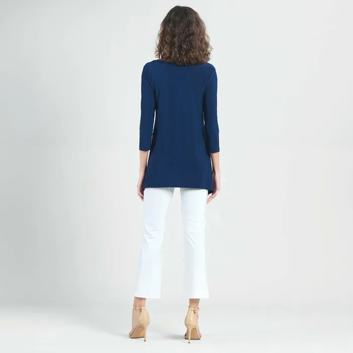 Parachute Hem Tunic 8211 Navy 8211 Final Sale Women Clara Sunwoo Modern Basics