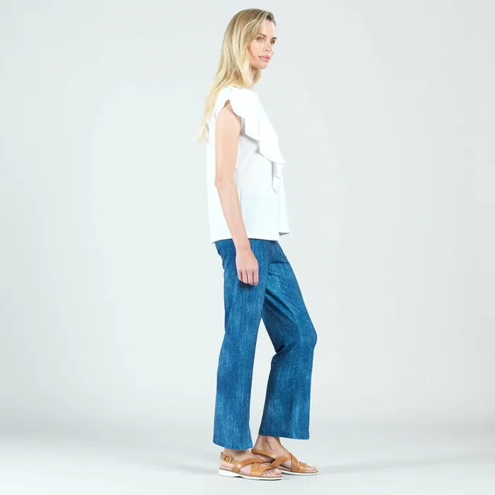 Peach Knit 8211 Draped Ruffle Top 8211 White 8211 Final Sale Women Clara Sunwoo Tops Tunics