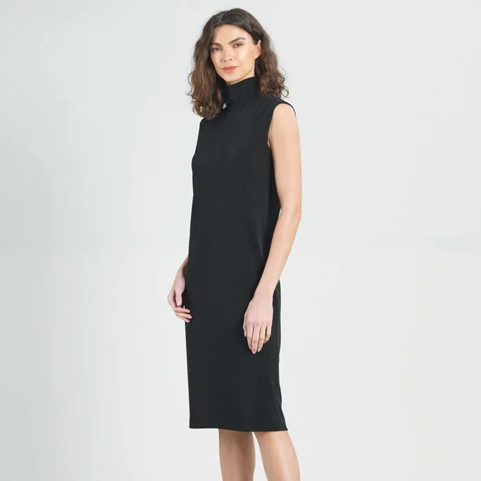 Peach Knit 8211 Mock Neck Midi Dress 8211 Black 8211 Final Sale Women Clara Sunwoo Dresses Jumpsuits