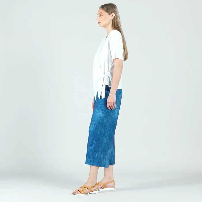 Peach Knit 8211 Side Tie Wrap Top 8211 White 8211 Final Sale Women Clara Sunwoo Tops Tunics