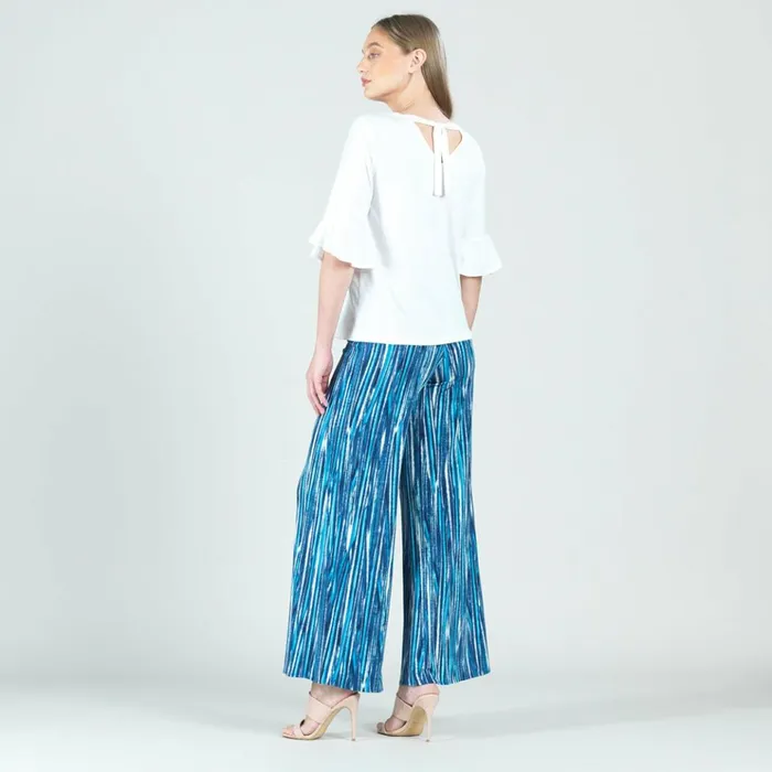 Peach Knit 8211 Tulip Cuff Back Tie Top 8211 White 8211 Final Sale Women Clara Sunwoo Tops Tunics
