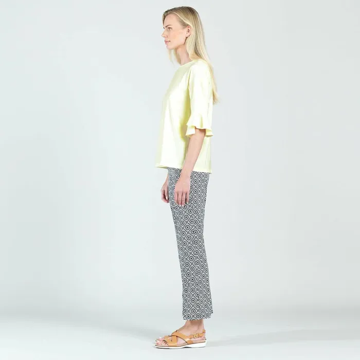 Peach Knit 8211 Tulip Cuff Back Tie Top 8211 Yellow 8211 Final Sale Women Clara Sunwoo Tops Tunics
