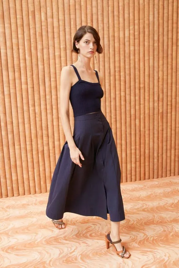Petra Skirt Midnight Women Ulla Johnson Skirts And Shorts Petra Skirt Midnight Women Ulla Johnson Skirts And Shorts