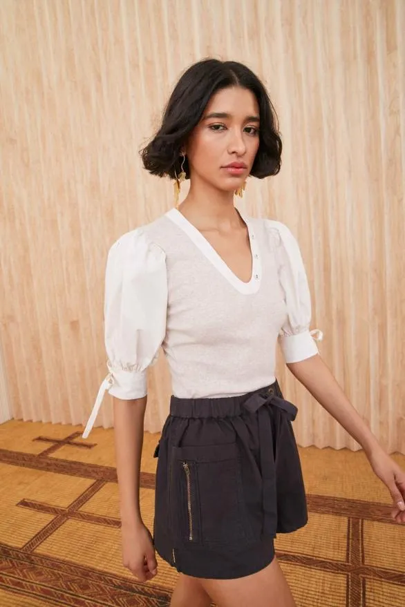 Pia Top Oatmeal Women Ulla Johnson Tops