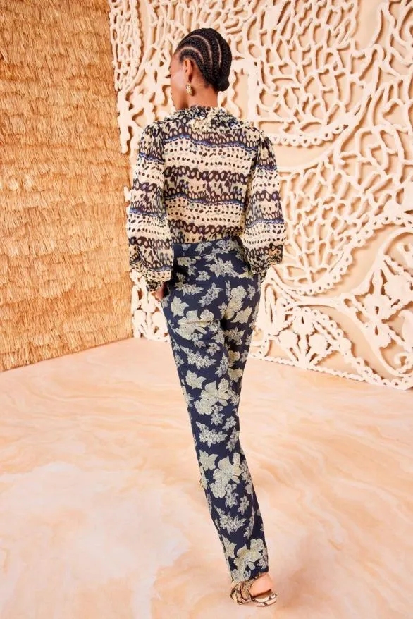 Pilar Pant Minuit Women Ulla Johnson Pants And Jumpsuits Pilar Pant Minuit Women Ulla Johnson Pants And Jumpsuits