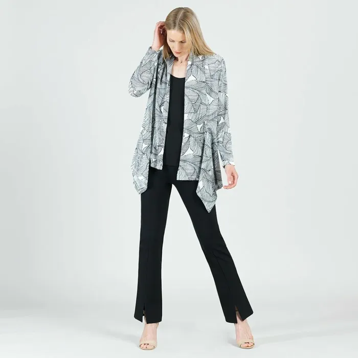 Pleated Knit 8211 Drape Tunic Cardigan 8211 Artistic Leaf 8211 Final Sale Women Clara Sunwoo Jackets Cardigans Pleated Knit 8211 Drape Tunic Cardigan 8211 Artistic Leaf 8211 Final Sale Women Clara Sunwoo Jackets Cardigans