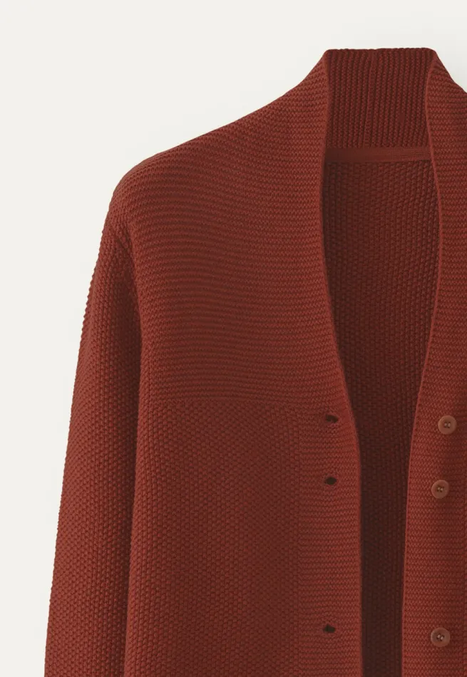 Poetry Fashion Cardigans Women Buttonfront Cardigan Orange Chilli