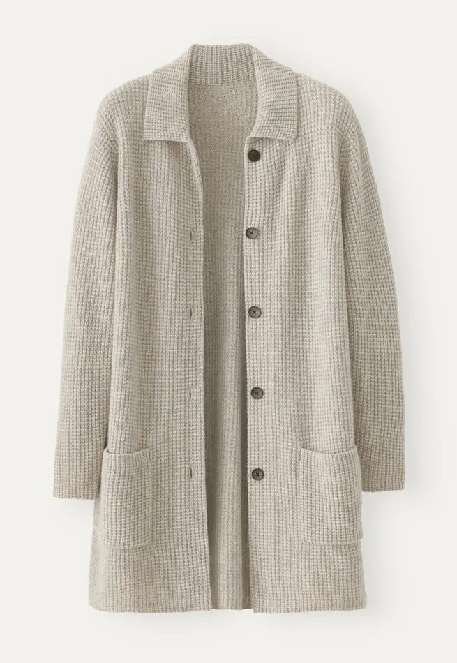 Poetry Fashion Cardigans Women Coatigan Pebble