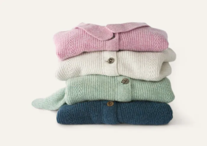 Poetry Fashion Cardigans Women Collared Cardigan Mint Aqua