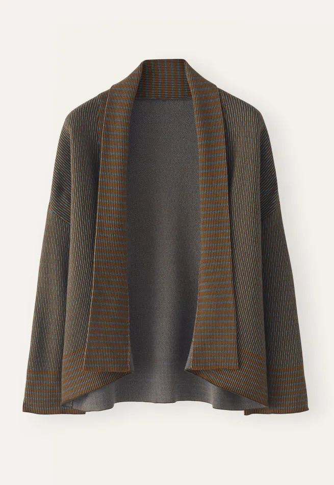 Poetry Fashion Cardigans Women Kimonostyle Cardigan Ocean Tan