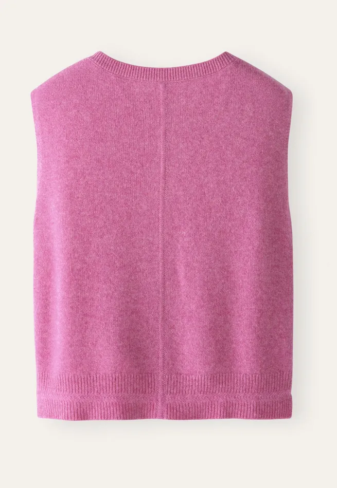 Poetry Fashion Cardigans Women Sleeveless Sweater Peony